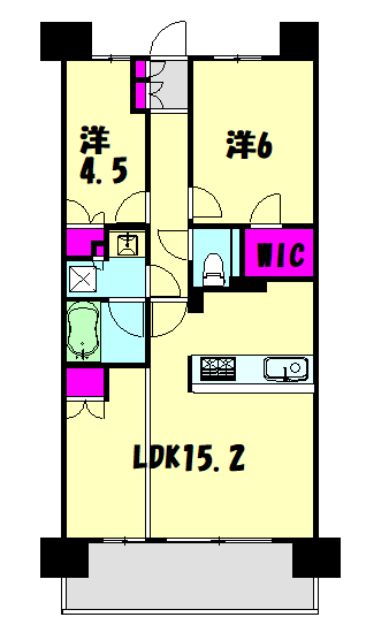 【ローレルコート赤羽の間取り】