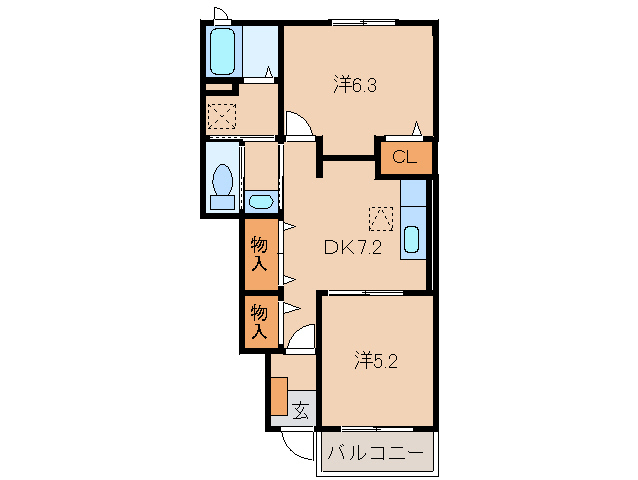 プラムIの間取り