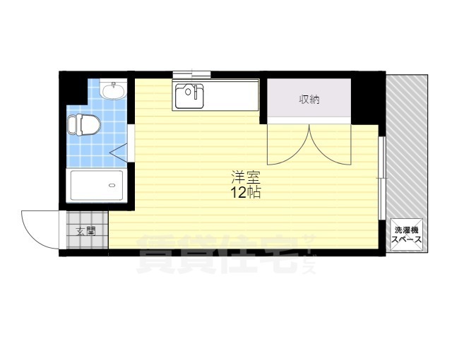 大津市中央のマンションの間取り