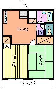 ベルメゾンオオノの間取り