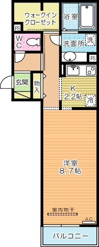 Polonia　Kokura-kita（ポロニアコクラキタ）の間取り