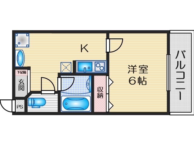 ＣＯＣＯＲＯ吹田の間取り