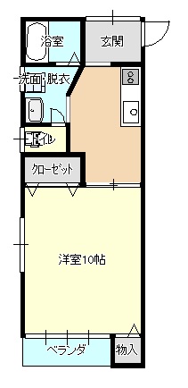 コーポわがつまの間取り