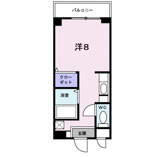 東大阪市瓢箪山町のマンションの間取り