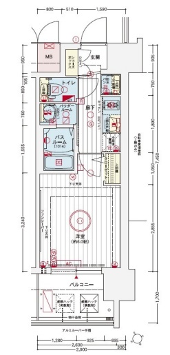 ザ・ウエストマークシティプレミアムの間取り