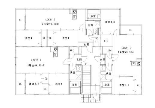 【グランレーヴ長丘の建物外観】