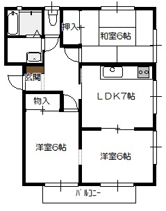 ハイム串戸の間取り