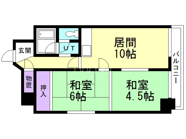 Ｓｅｃｏｎｄラシアールの間取り