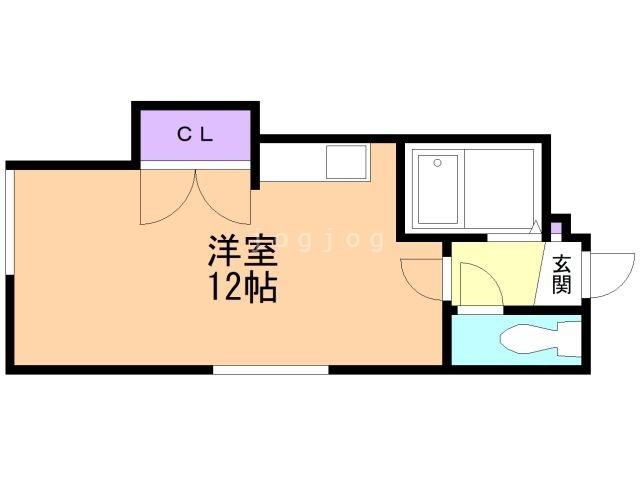 小樽市銭函のマンションの間取り