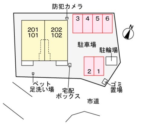 【津古アパートのその他共有部分】