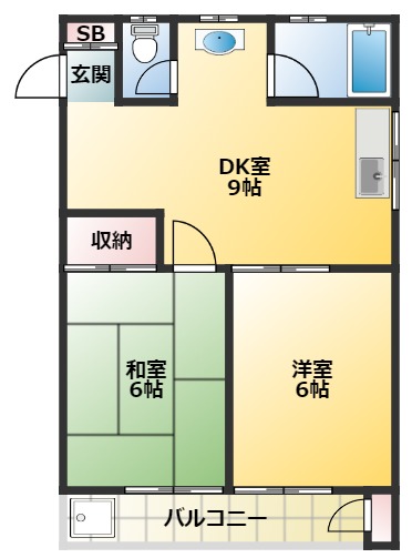 杉並区堀ノ内のマンションの間取り