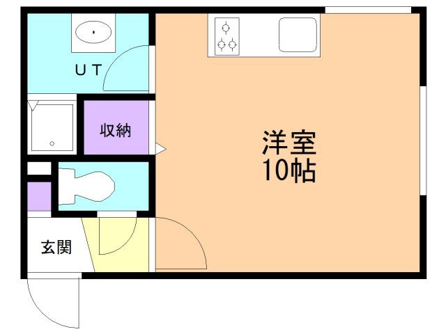 【北広島市共栄町のマンションの間取り】