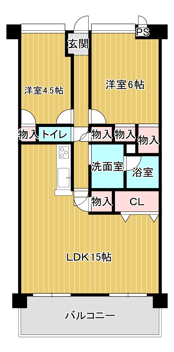 レジデンス新栄町の間取り