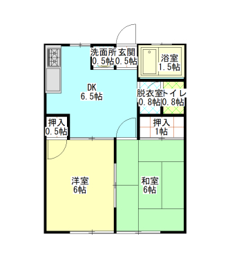 グリーンヒル　たくみの間取り