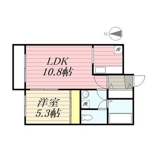 【札幌市西区発寒九条のマンションの間取り】