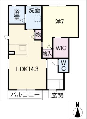 サンクドボア　Ｃ棟の間取り