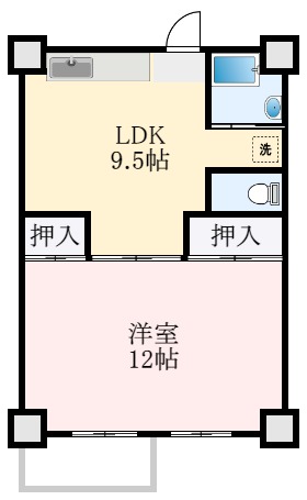 【堺市南区桃山台のマンションの間取り】