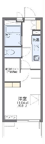 レオパレスハヅキ栄町の間取り