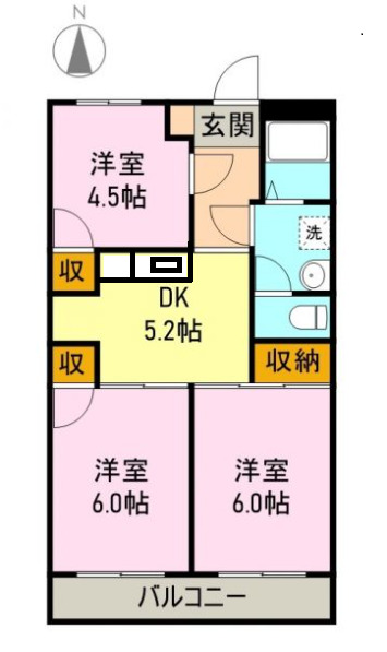 コーポラス和田の間取り