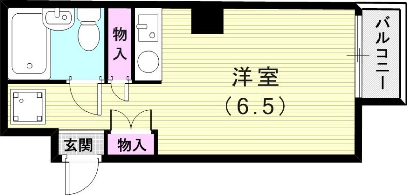 ダイドーメゾン神戸の間取り