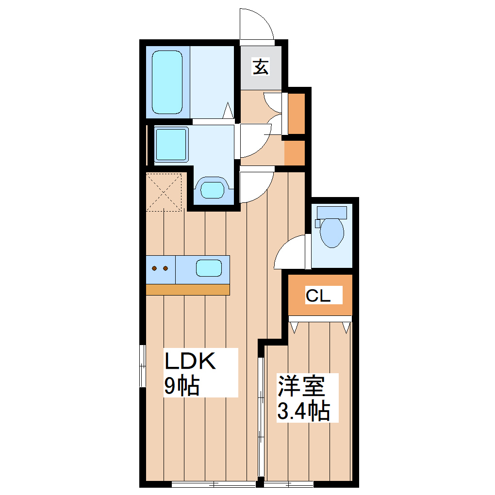 プチクロッシュの間取り