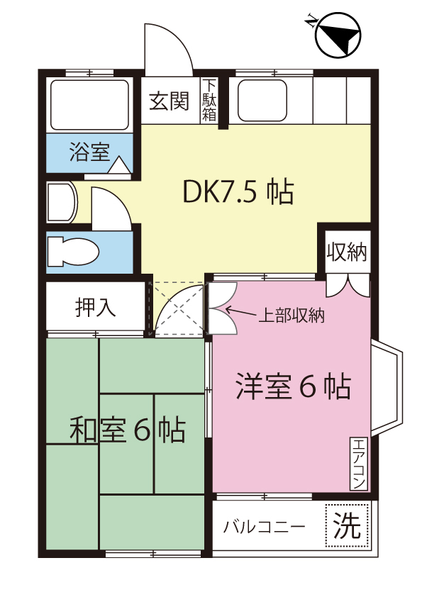 プライムハイツAの間取り