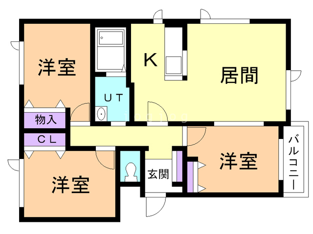 レスプランドールの間取り