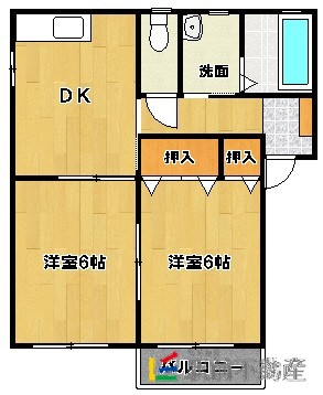 シャーメゾン瀬高の間取り