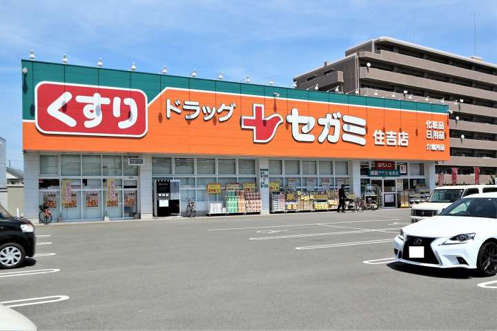 ドラックストア　ココカラファインドラッグセガミ徳島住吉店（ドラッグストア）まで1092m