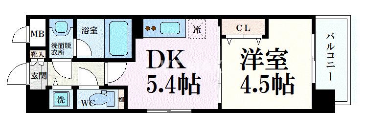 【ベラジオ雅び西大路高辻の間取り】