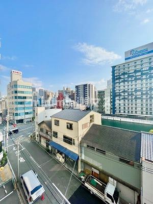 【大阪市西区南堀江のマンションの眺望】