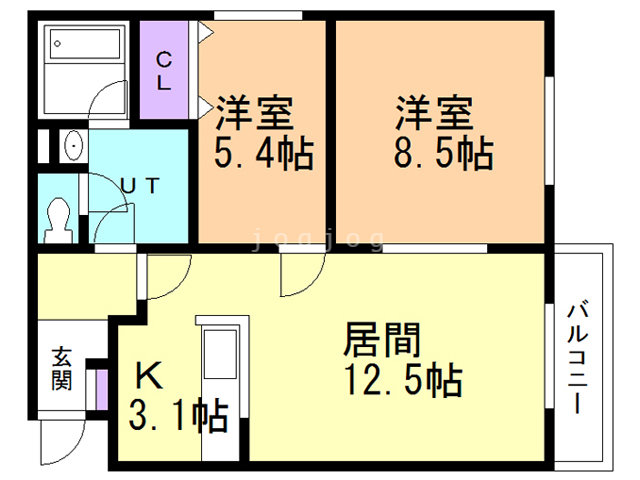 みずほ町ハイツの間取り