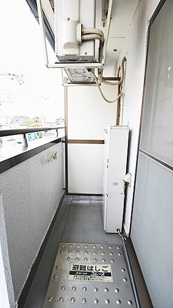 バルコニー　落ち着いた時間を過ごせるバルコニーです