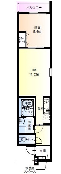 フジパレス堺大浜中町III番館の間取り