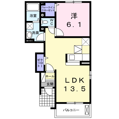 サンシャイン　I番館の間取り