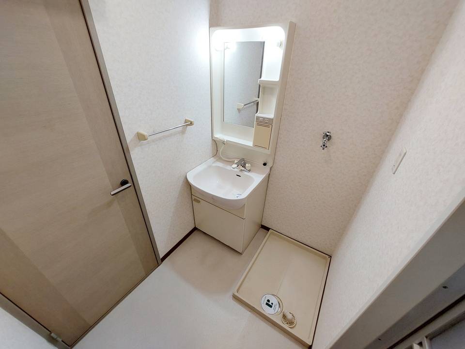 洗面設備　洗濯機置場