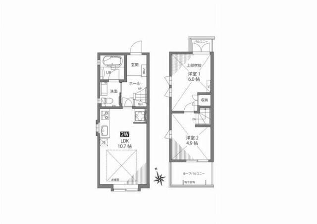 駒場フラッツの間取り