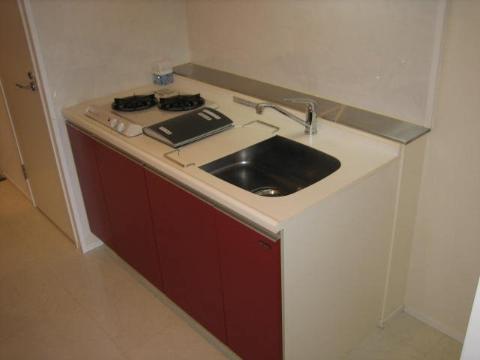 キッチン　２口ガスコンロ付