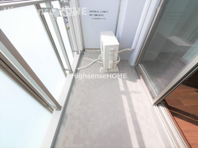 バルコニー　陽当たり良好なバルコニーです