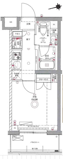 AZEST川口の間取り