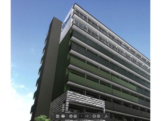 建物外観　完成模型図