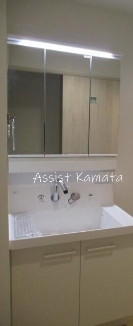 洗面設備　写真は同タイプの別号室です