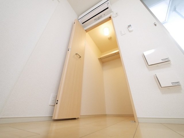 収納　たっぷりとした収納スペースです