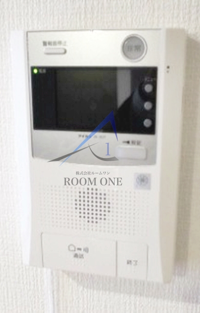 セキュリティ　モニター付きインターホンです。