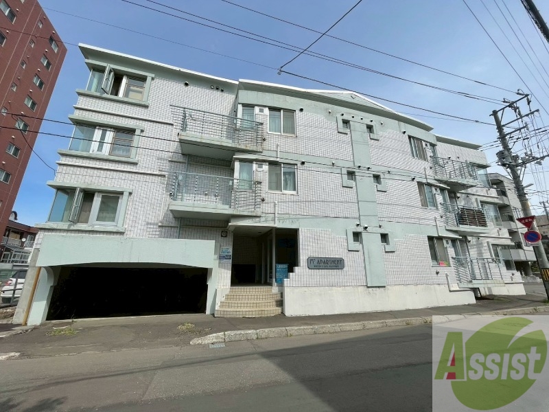 建物外観　札幌市東区北十二条東「エムズアパートメント」