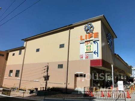 スーパー　ライフ壬生店（スーパー）まで645m