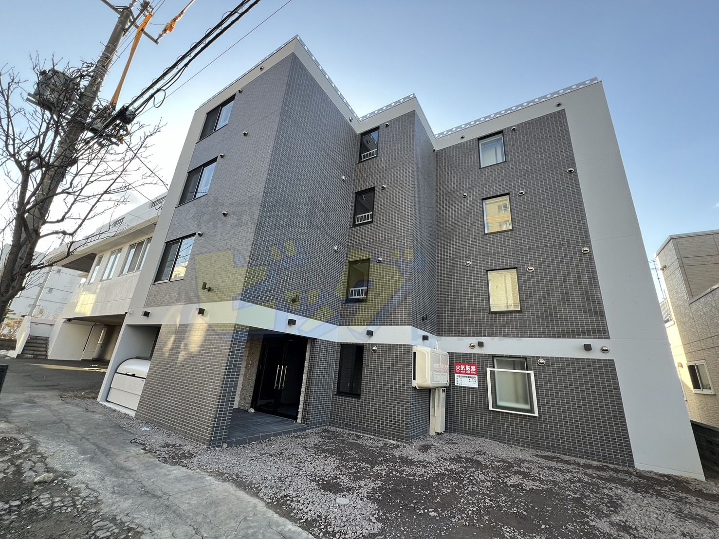 建物外観　☆Wi-Fi無料でデジタルキー完備デザイナーズマンション♪