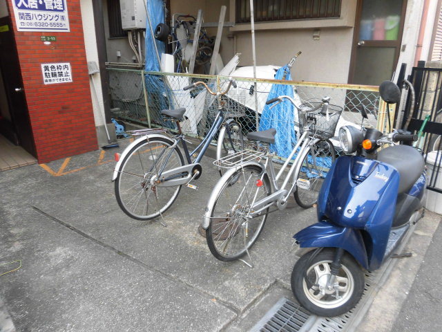 駐車場　駐輪場です。