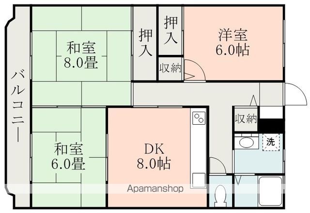 ツインパークの間取り写真