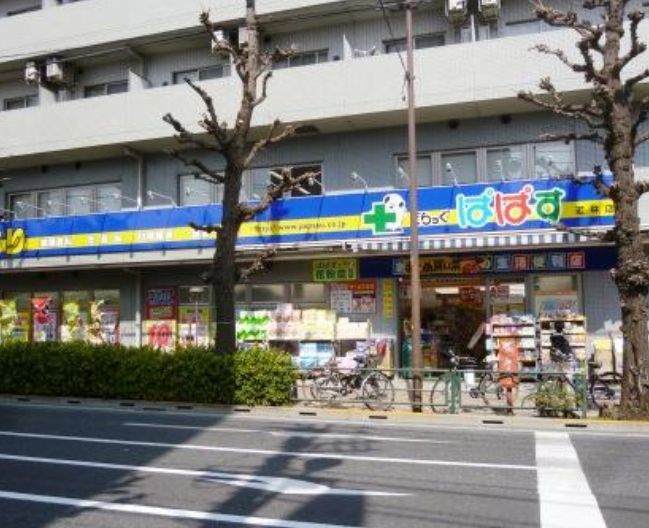 ドラックストア　どらっぐぱぱす若林店（ドラッグストア）まで529m